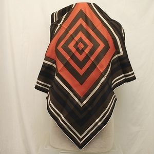 Marshall Field & Co. Kreier 100% Silk Scarf Made in Switzerland